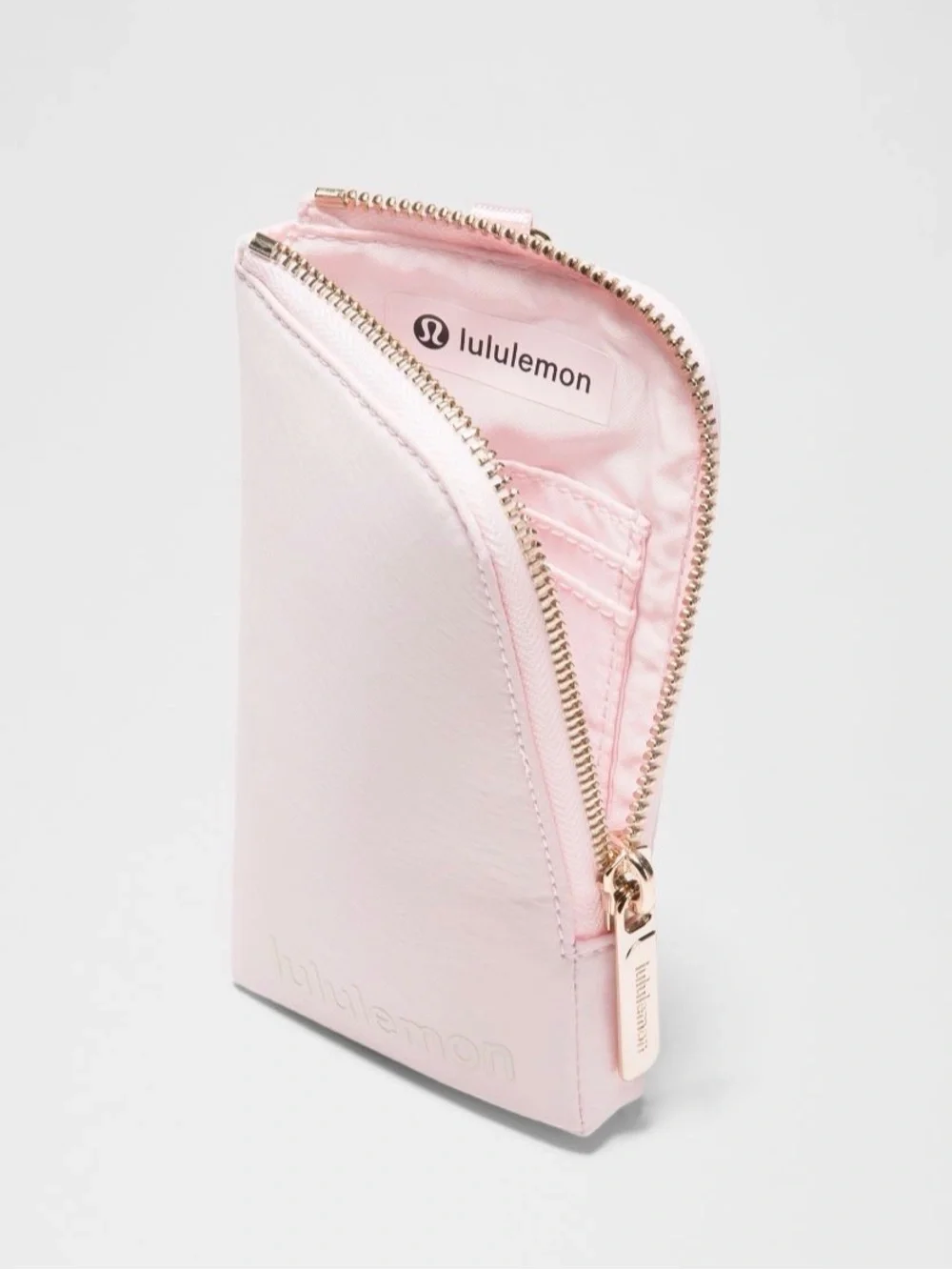 lululemon athletica Pink and Cream Key & Card Holder Set